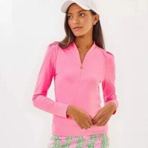 *NWT* UPF 50+ Luxletic Sania Half Zip Sunguard - Rousseau Pink